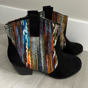 NIB Faux Suede Booties